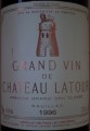 Chateau Latour 拉圖酒莊干紅葡萄酒 年份：1996